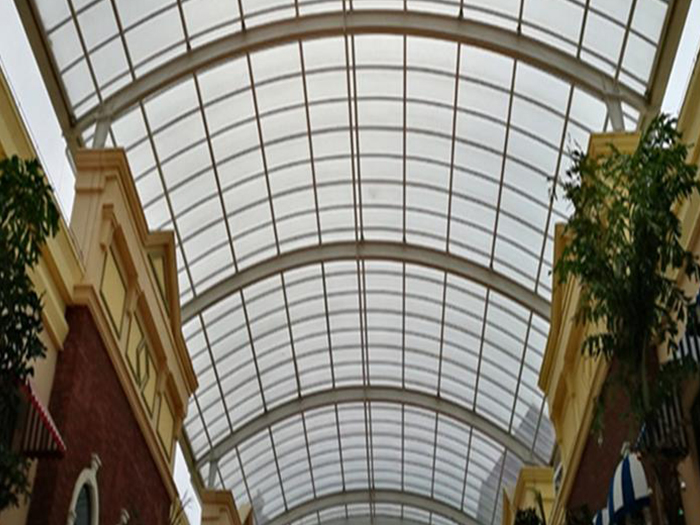 梅州屋面网架顶棚吊装方案